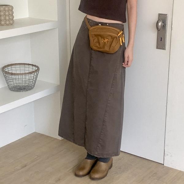 Kitchener Cotton Buckle Long Skirt