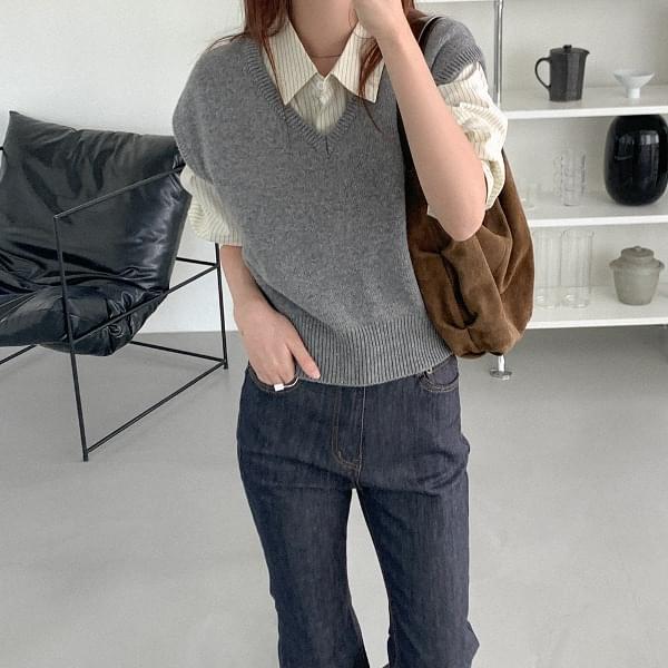 Eltani Wool Knitwear Vest