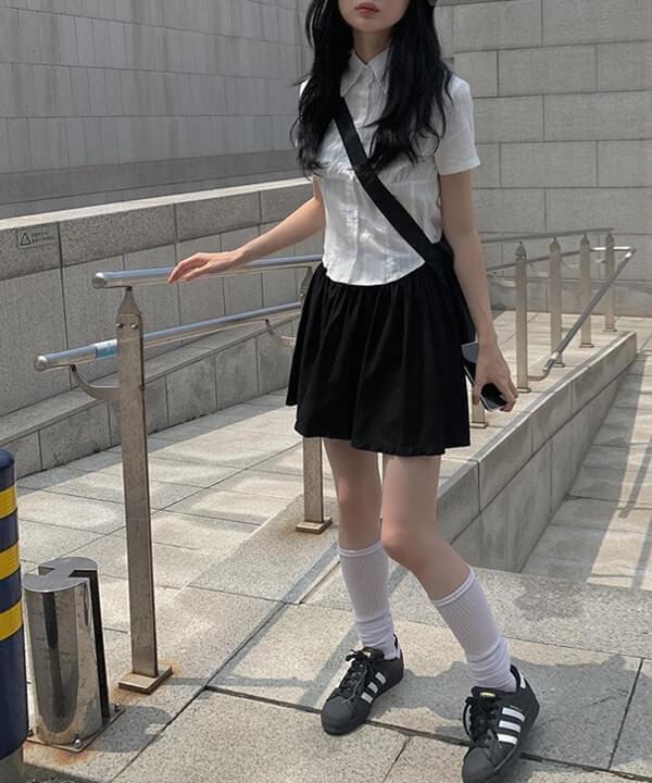 Chii linen short-sleeved shirt (Ships Today)