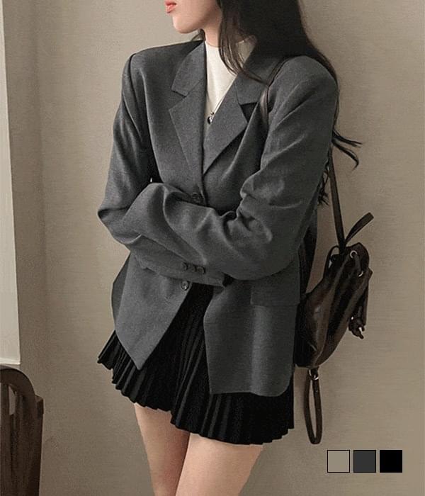 Good Quality Today Pick Overfit Three Button Blazer Jacket