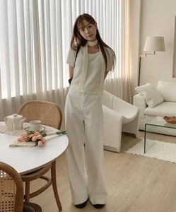 Radogen wide pocket cotton pants