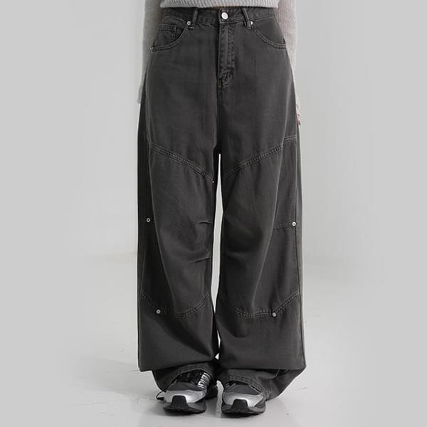 Bet Rivet Wide Pants