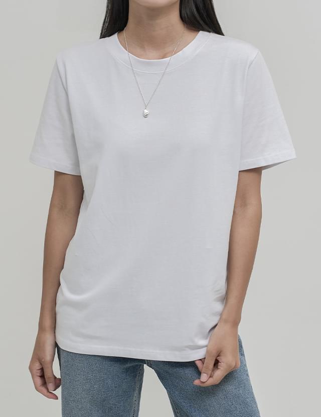 Soft 20 count bio- Faded crewneck short sleeve t-shirt 77694