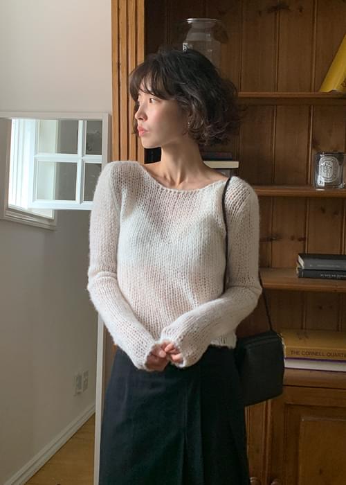 Amen Netcrop Wool Knitwear