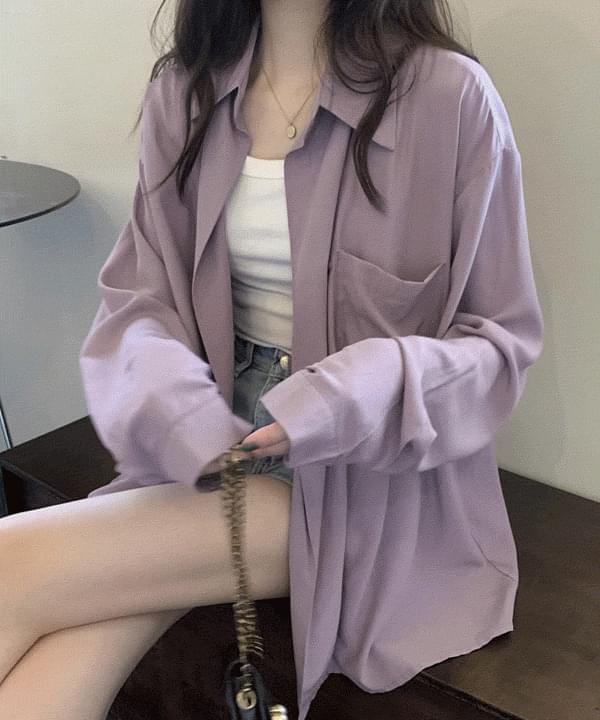 Trex Loose-fit long sleeve shirt (Ships Today)