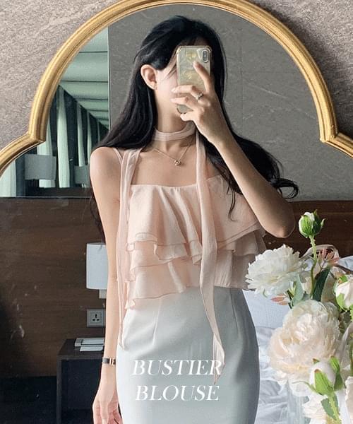 Lucy cancan bustier blouse (Ships Today)