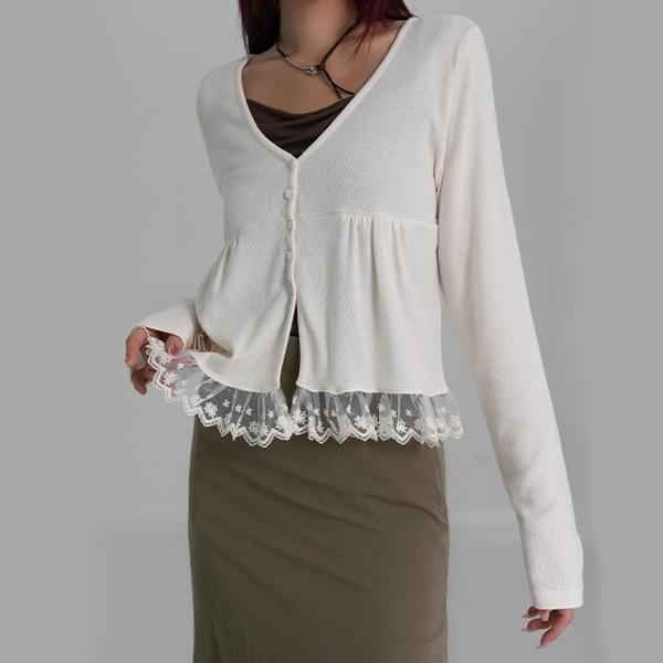 Seria lace cardigan 开襟衫