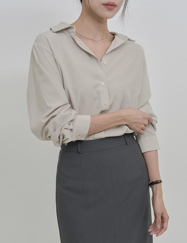 Cozy Daily Shirt Blouse 77748