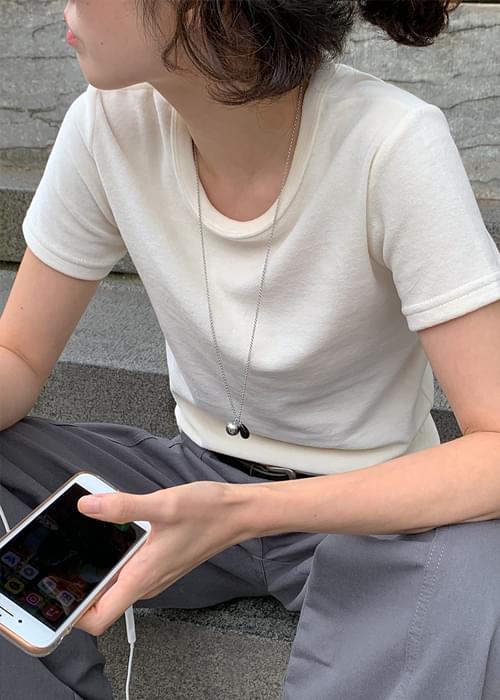 ルーブボールチェーンロングネックレス