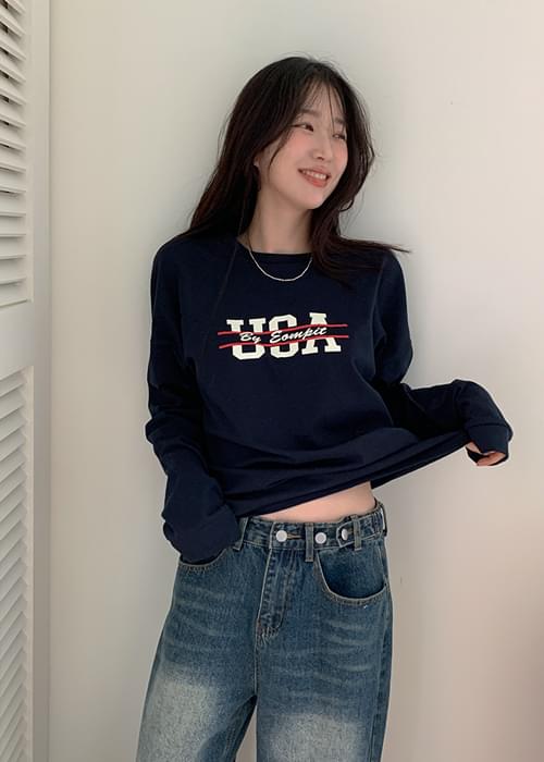 디앤 프린팅루즈티셔츠 (3color)