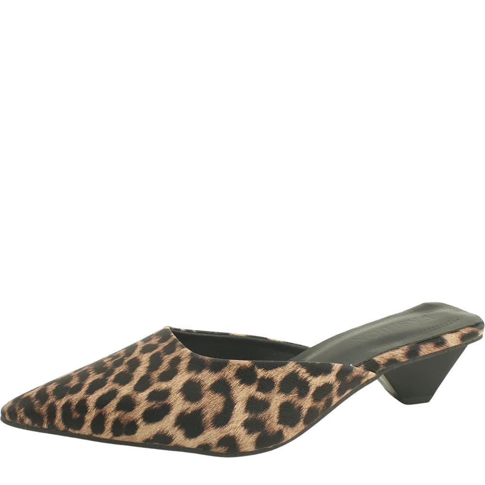 Stiletto heel unique heel mid heel mule loafer hopi