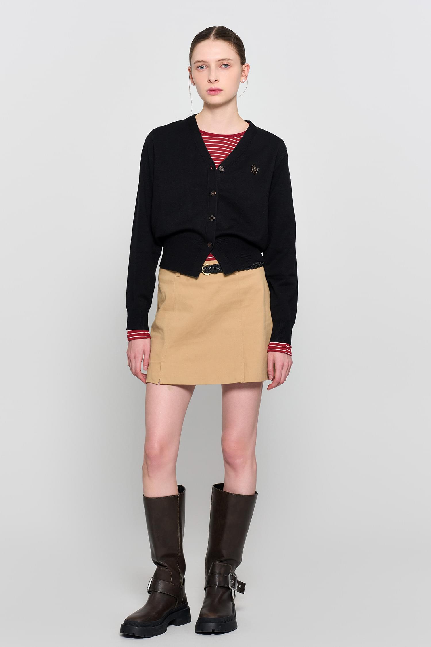 [Je.Kak Delivery] WOMAN GNRL Essential Cardigan [BLACK