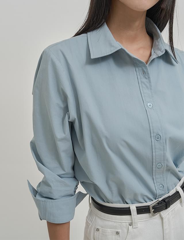 French Basic Easy Fit Layered Shirt 77557