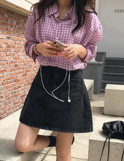 Rudy Pocket Denim Skirt