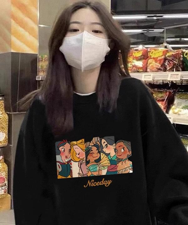 Dorian graphic artwork overfit sweatshirt