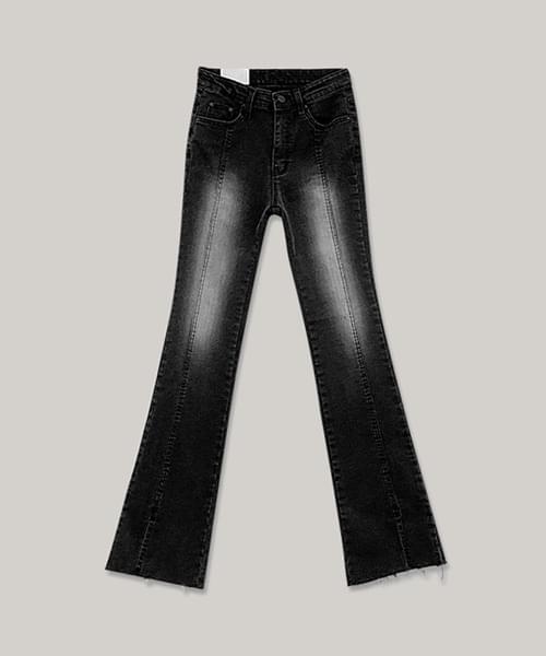 Ronen brush Black Denim and blue Flared pants