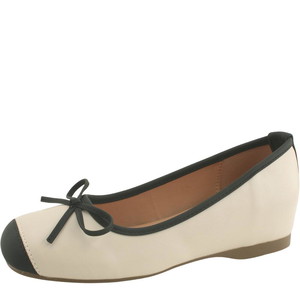 Height-increasing heel soft cushion ribbon flat shoes 5cm beige black
