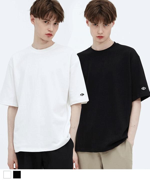 Standard cotton ribbed T-shirt