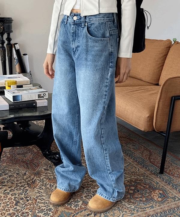 Ape wide brush Faded spring jeans 2 colors