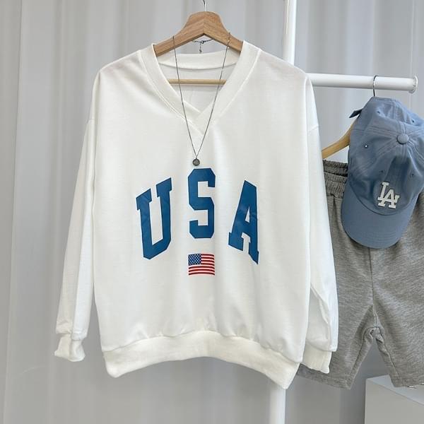 America V-Neck Sweatshirt