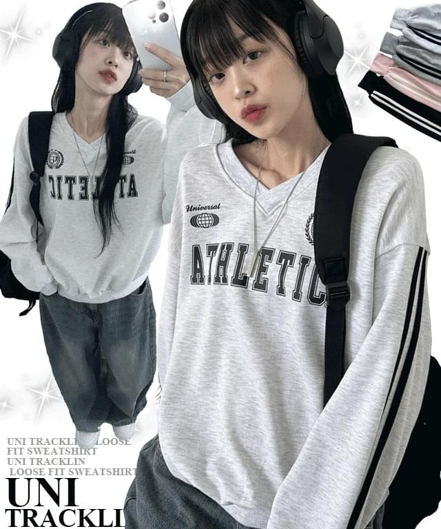 Uni Trackline Loose-fit Sweatshirt