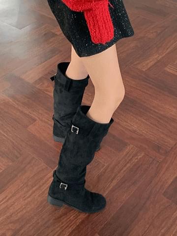 suede two way boots