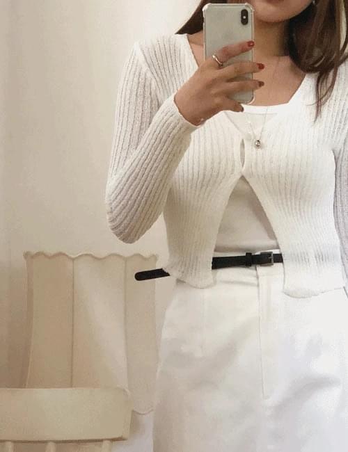 Annie Ribbed Cardigan