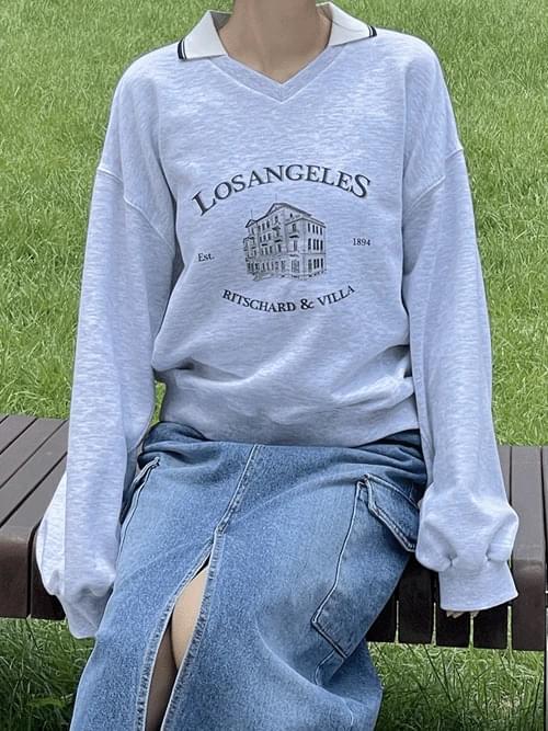 Los Cara Overfit Sweatshirt T#YW1209