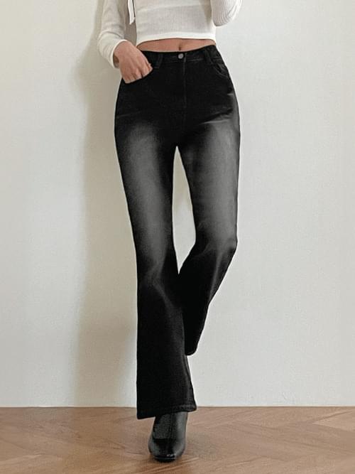 Chewy fit vintage Faded Flared denim pants P#YW861