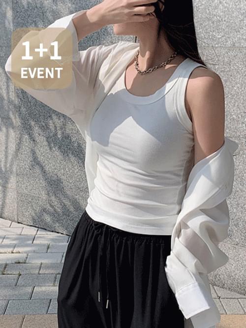 13color tight~ Daily Ribbed tank Sleeveless T#YW1074