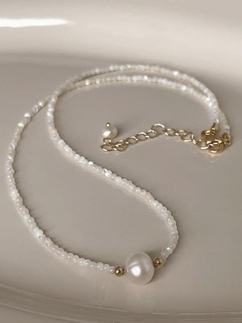 Handmade Pearl Pendant Layered Necklace A#YW091