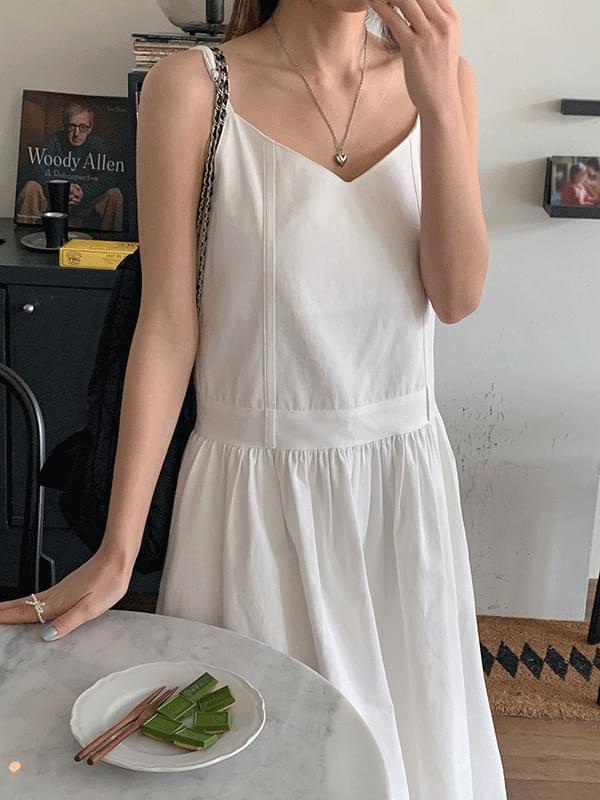 End Sleeveless Bustier Layered Summer Long Dress