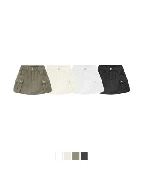 Monju Cargo Mini Skirt 裙子