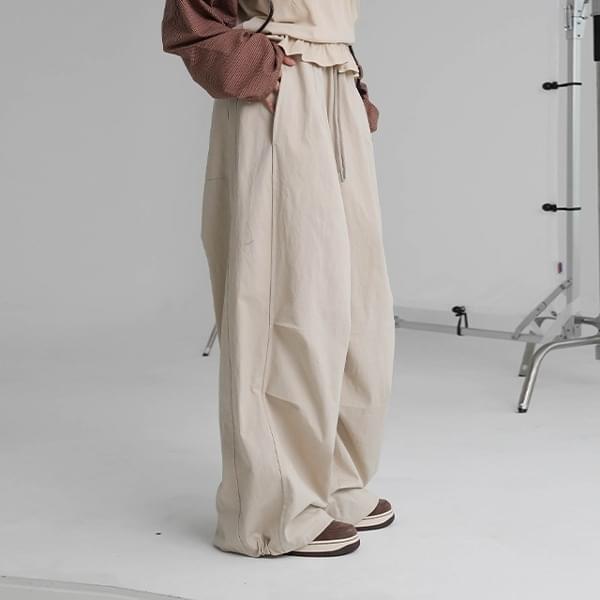 Veron pin tuck wide pants (Ships Today)