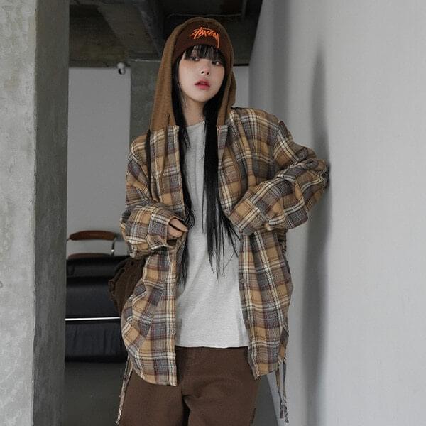 Ravel Check Hoodie