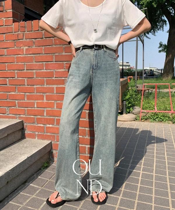 Month Wide Denim Pants - 3 Colors