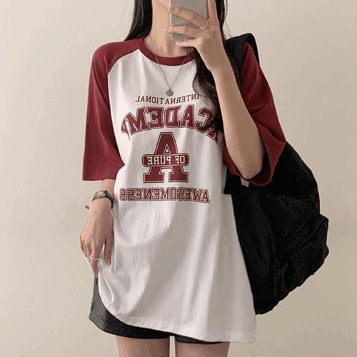 A Printing Nagrang Short Sleeve T-shirt