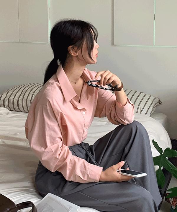 Dennis basic cotton shirt -5color