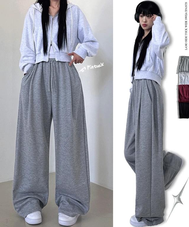 Lano side tuck wide training pants