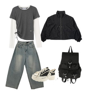 Sporty,Autumn,Dailyoutfit 코디