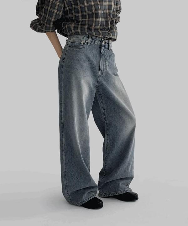 Magner wide Blue denim pants