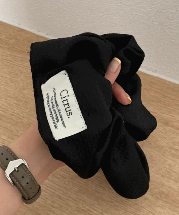 Overlia Silk Hairband Gopchang Shushu Scrunchie Hair Band 2 Colors