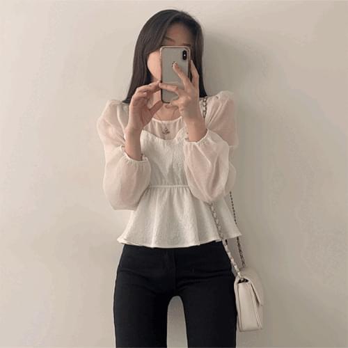 Full of loveliness, Celine Bustier Crop Blouse