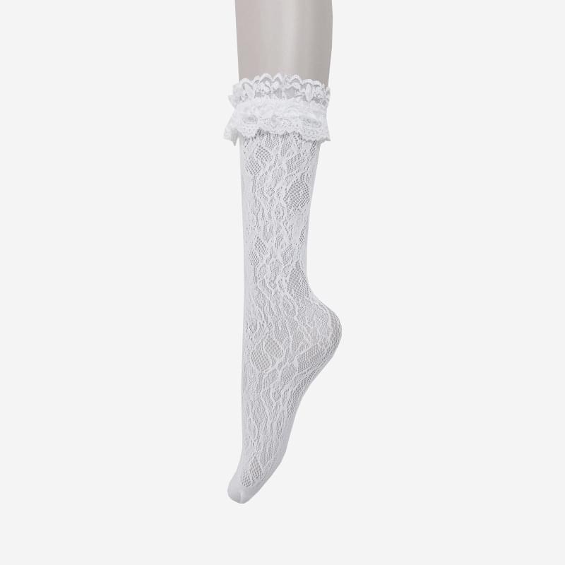 Miken lace knee socks 袜子