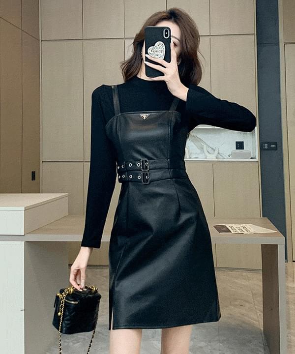 Zagor Sleeveless Belt Dress