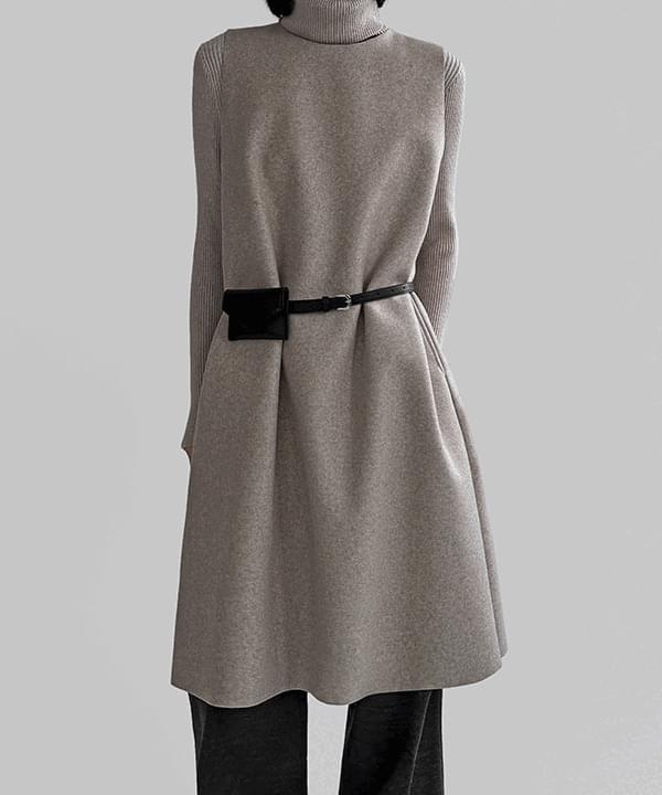 Gelin wool layered Dress