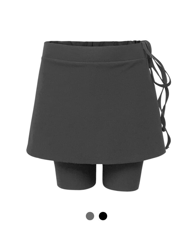 Unique Strap Skirt Pants
