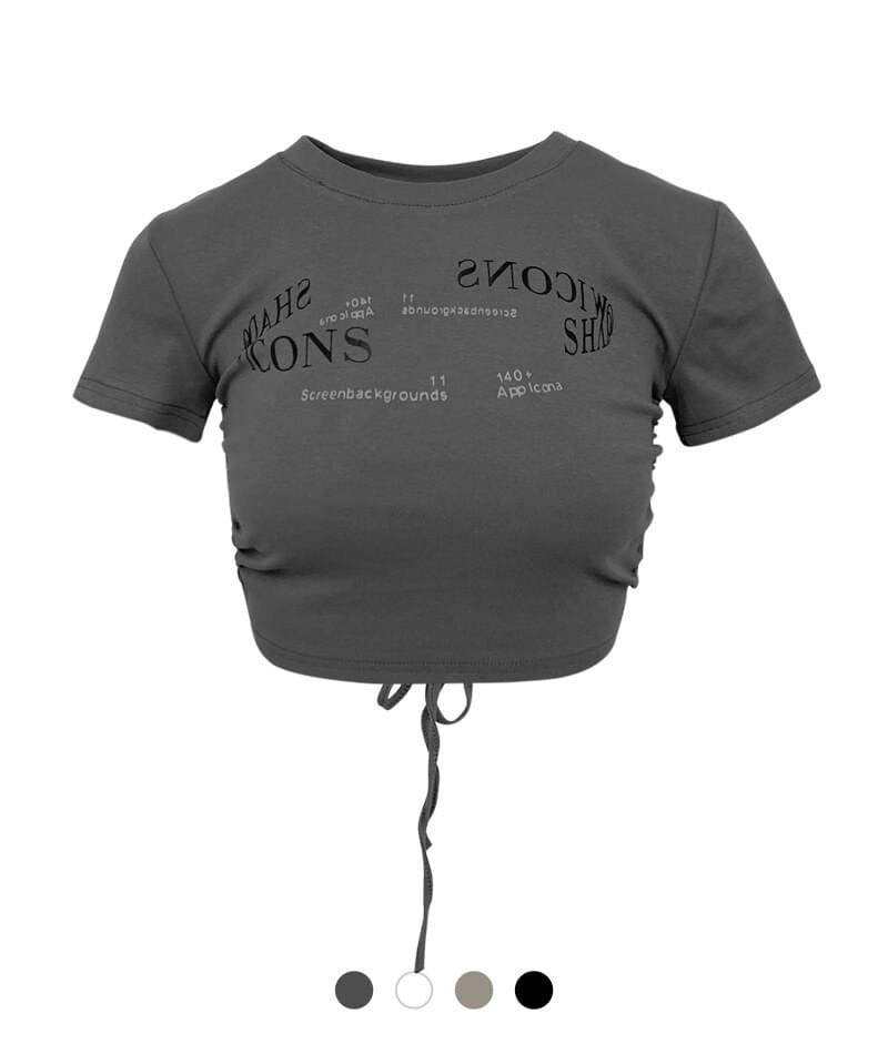 Hailey String Half T-Shirt