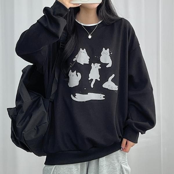 Kitsch Look Persian Overfit Sweatshirt