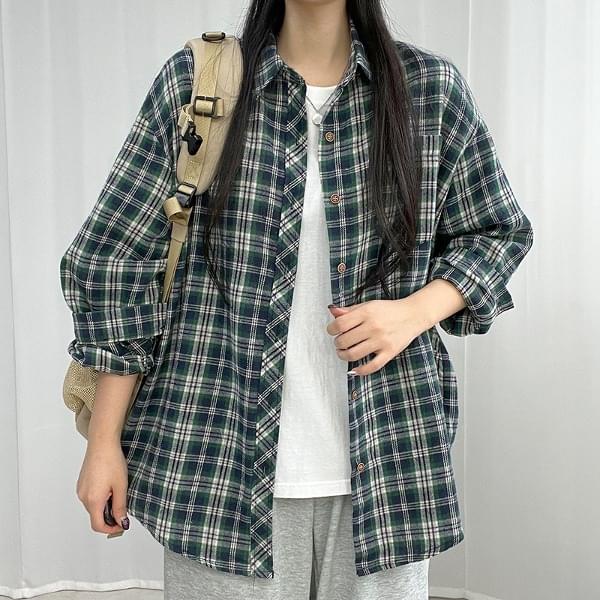 Amber Pocket Check Shirt 衬衫